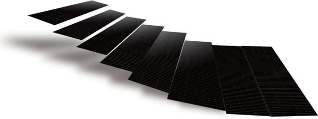 Shingled Solar Panel construction