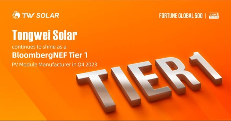 TW shines as Tier 1 PV manufacturer